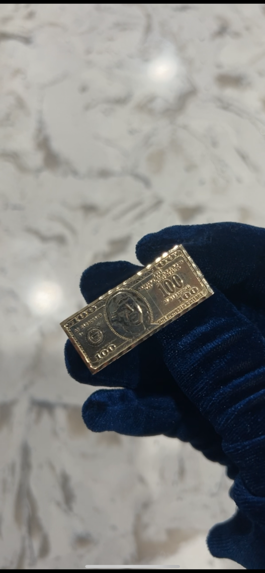2 finger ring 10k real gold Benjamin