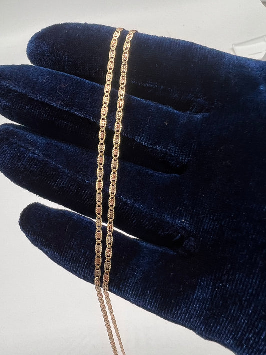 14k real gold Valentino chain