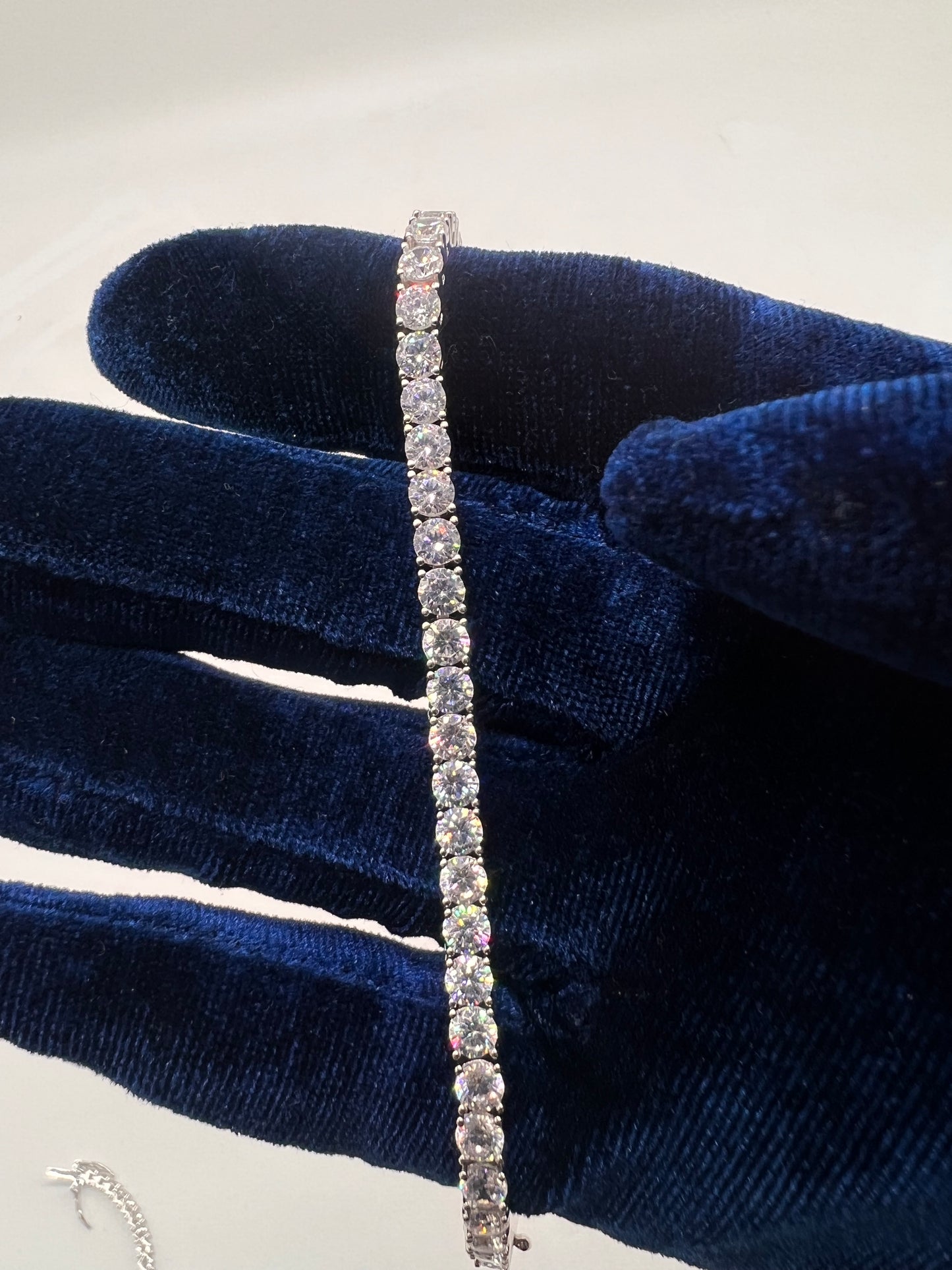 4mm real silver Tennis Bracelet