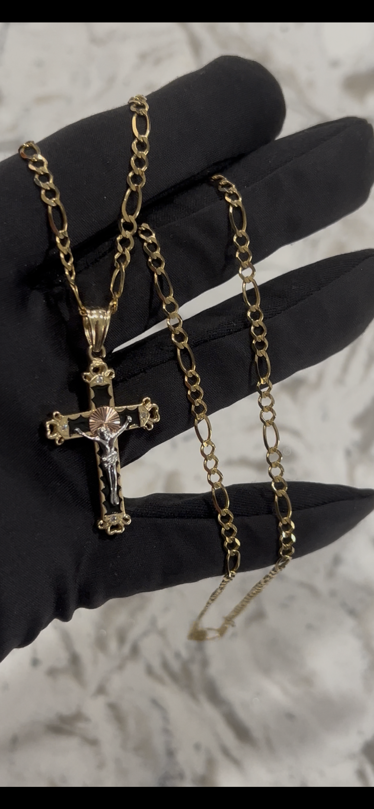 14k solid gold set
