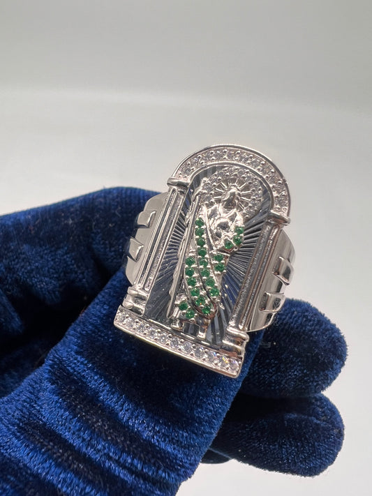 Real silver San Judas ring