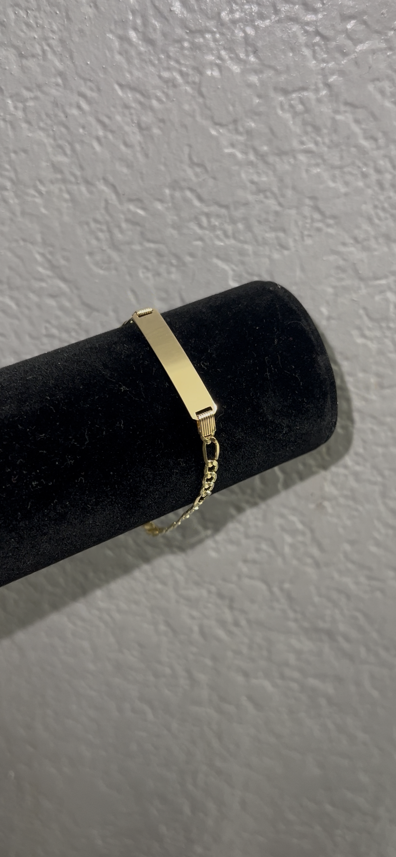 14k real gold Id bracelet