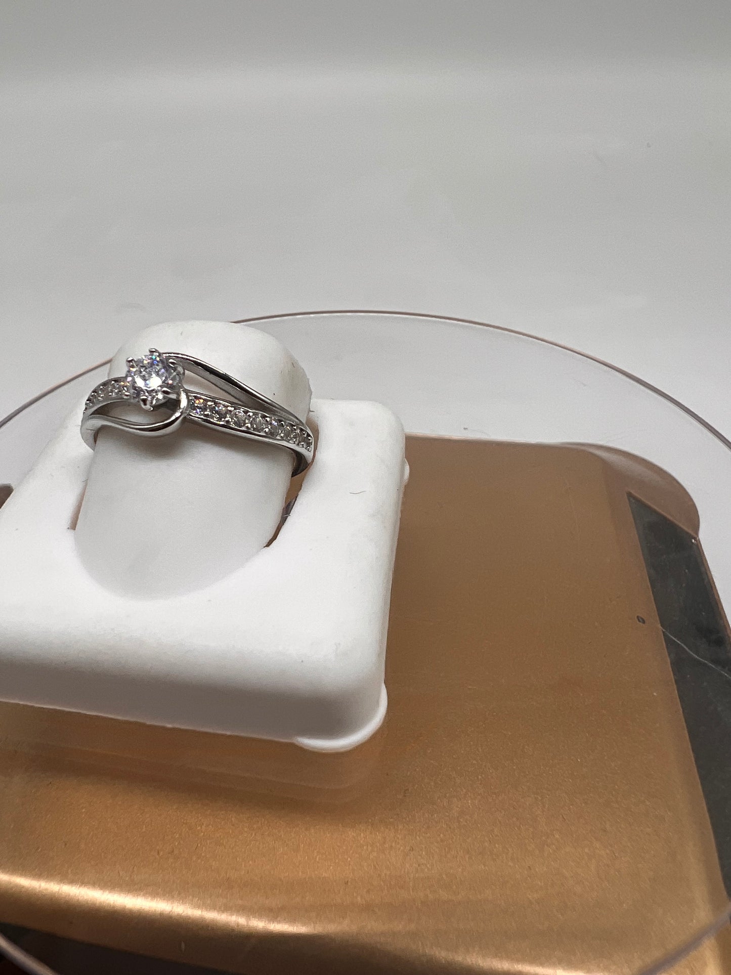 Real silver promise ring