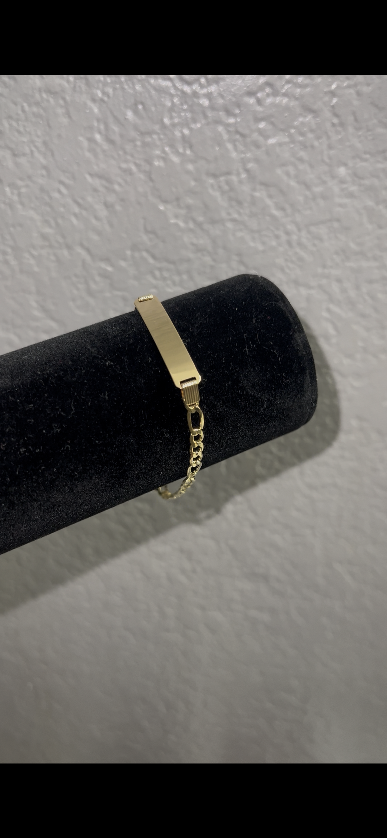 14k real gold Id bracelet
