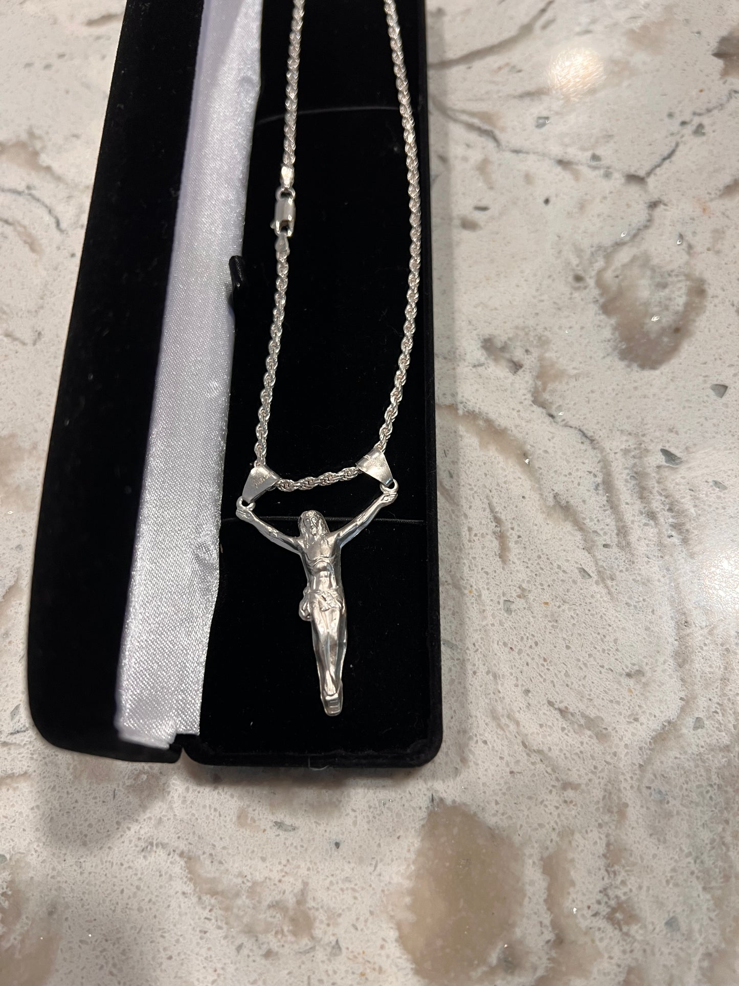 Jesus real silver chainset