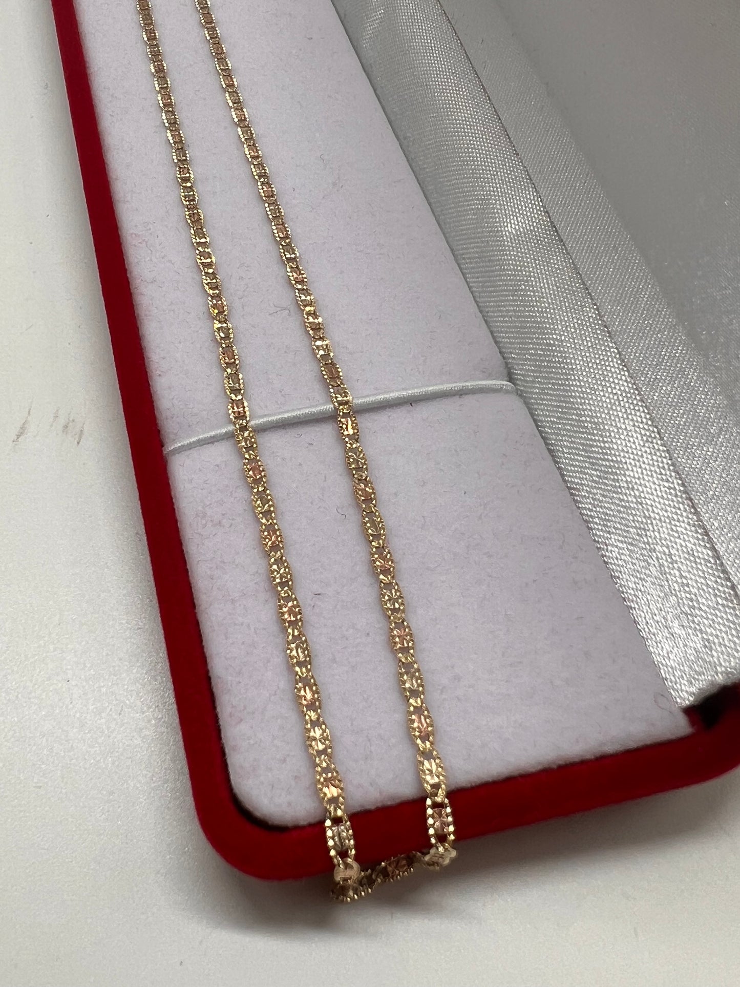 14k real gold Valentino chain