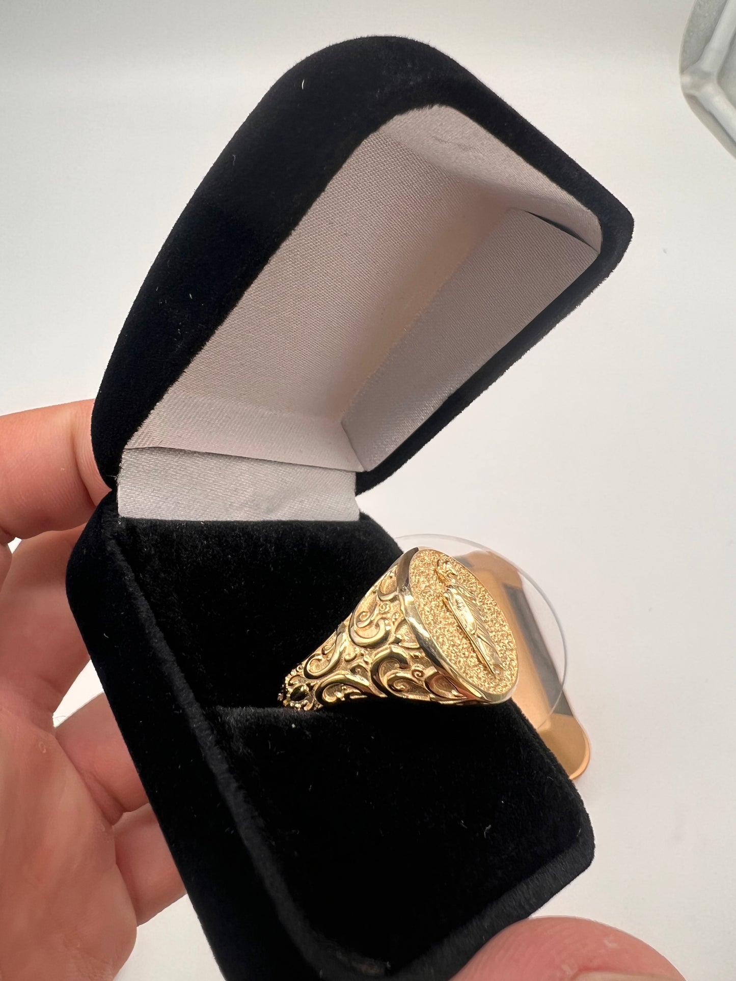 14k real gold San Judas Ring