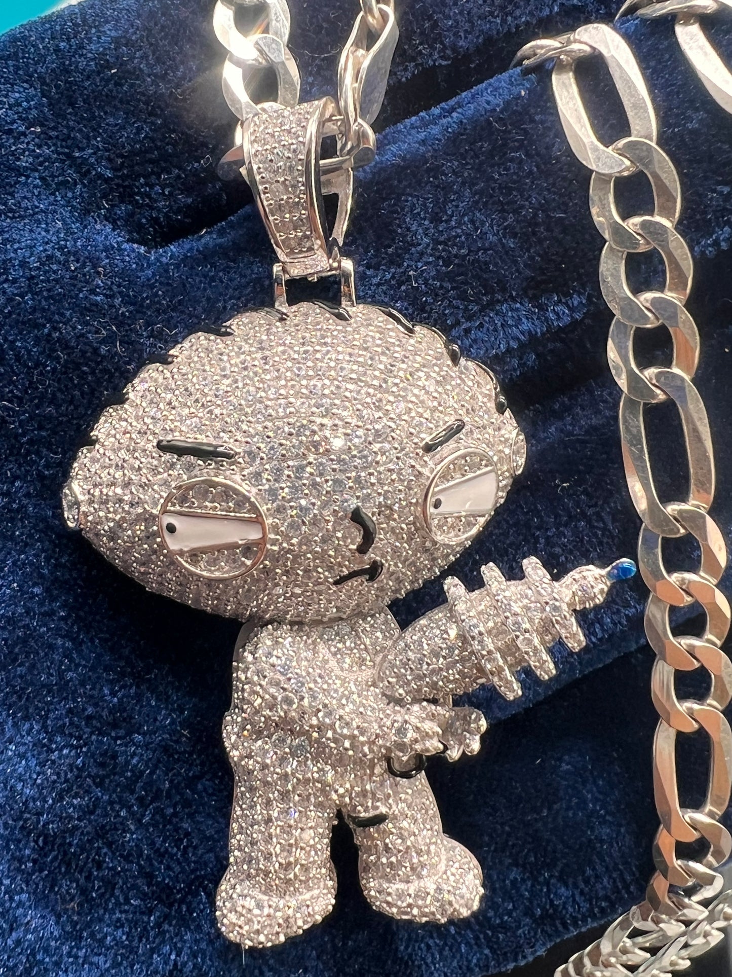 Stewie custom Chainset Real silver