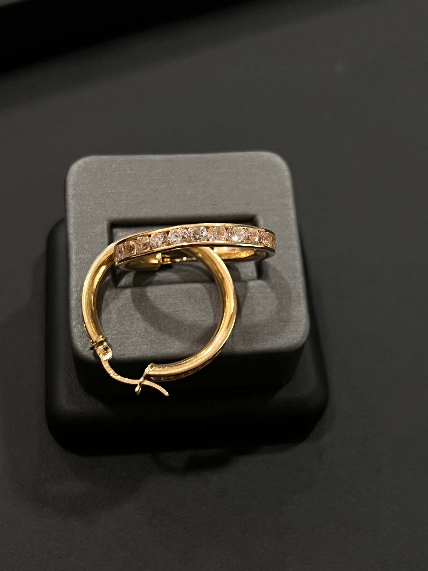 14k real gold hoops
