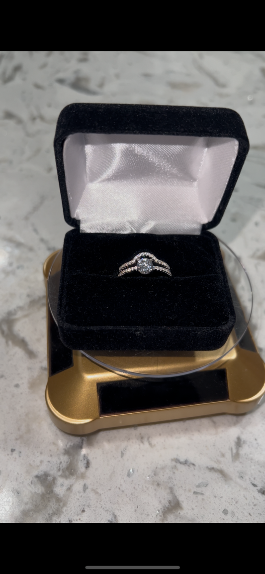 Real silver promise ring