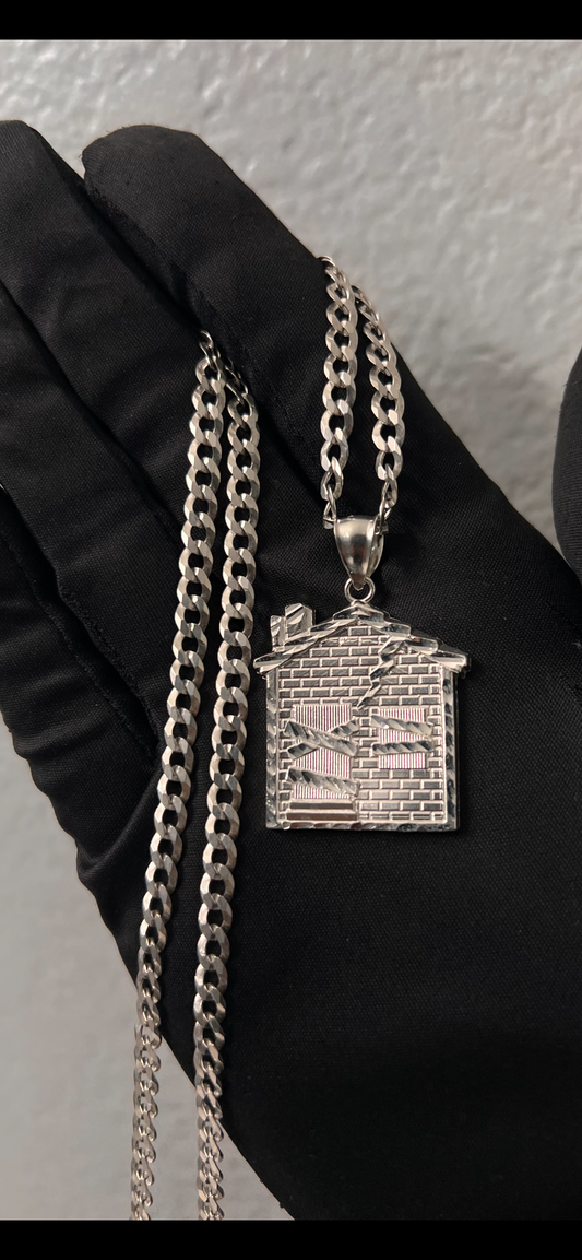 Real silver trap house chainset