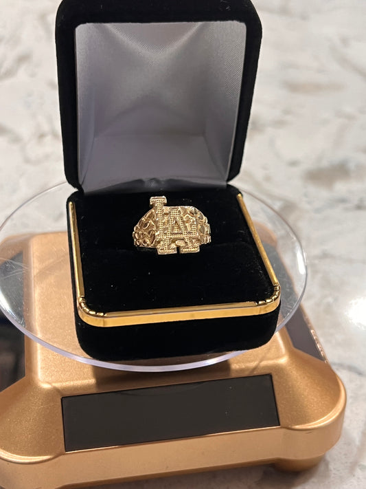 Smaller size LA 14k nugget ring