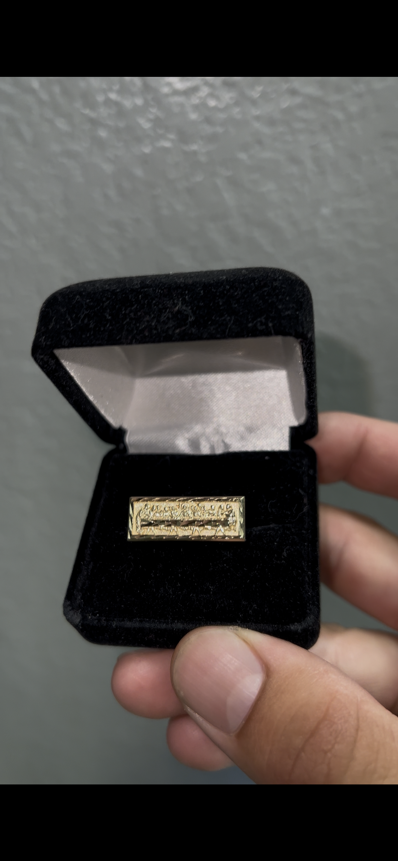 14k last supper ring