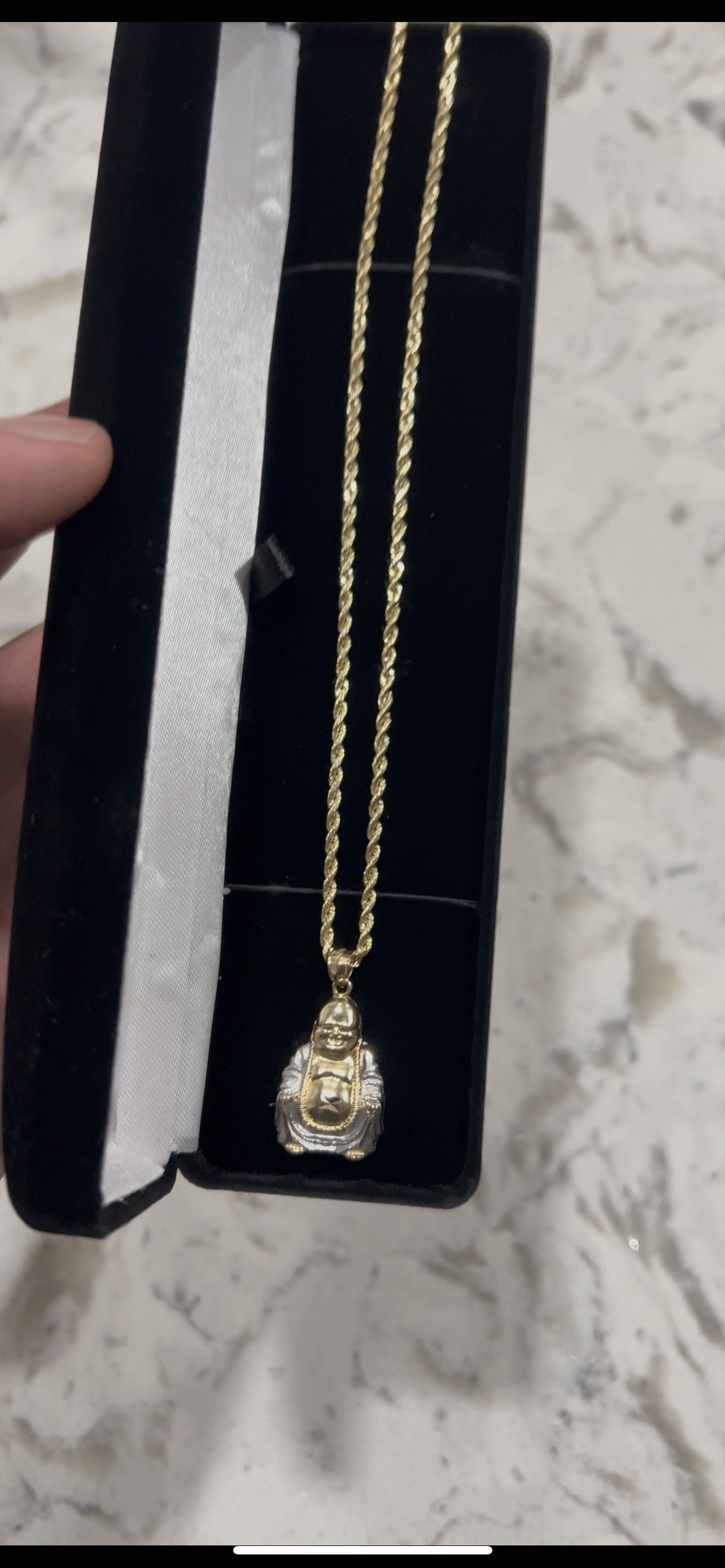 10k real gold buddah set