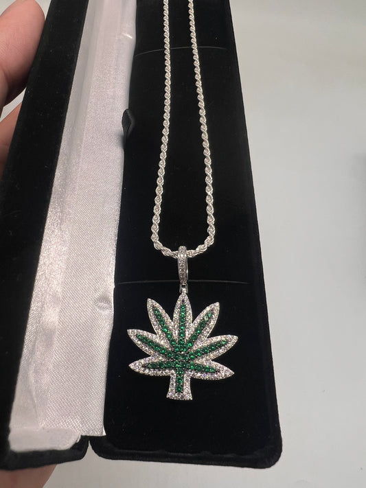 Leaf chainset real silver