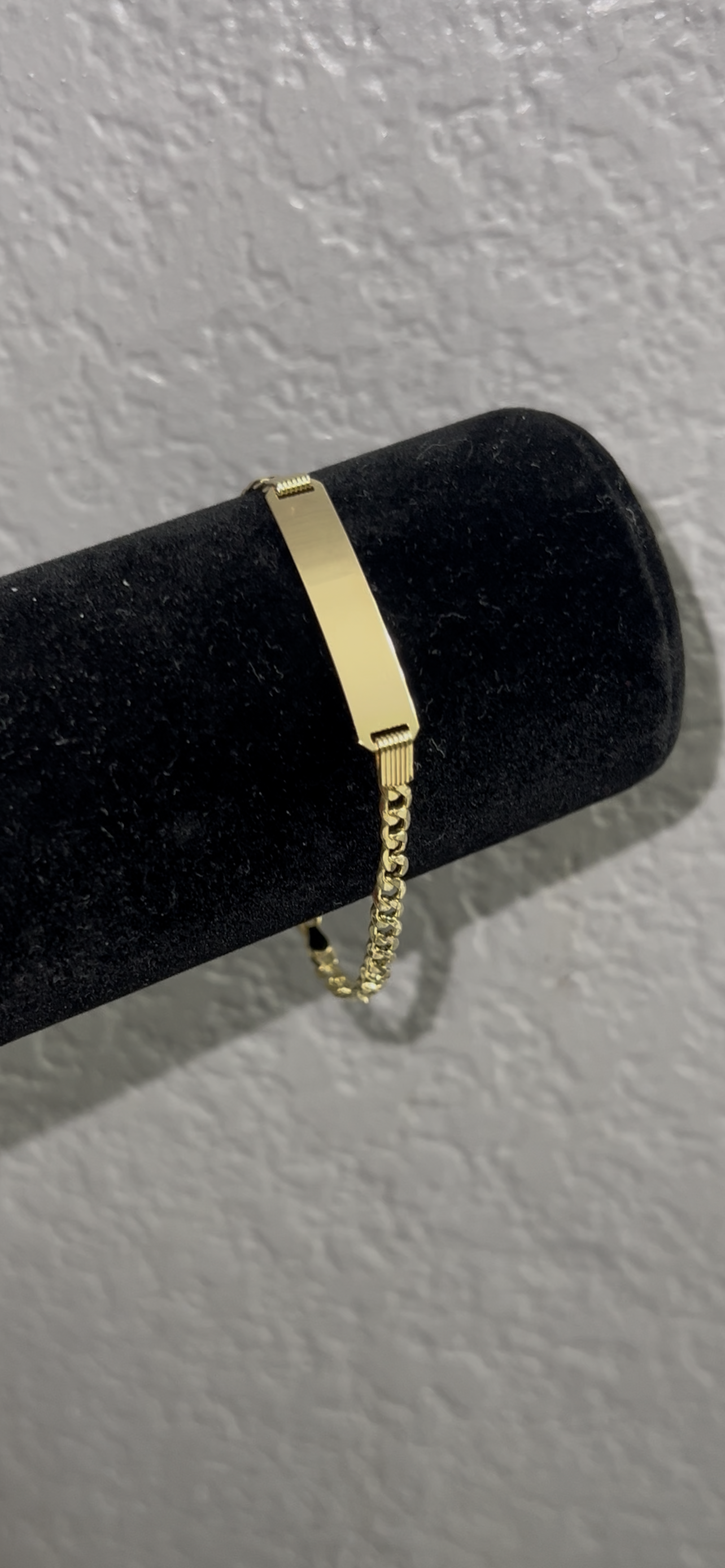 14k real gold ID bracelet