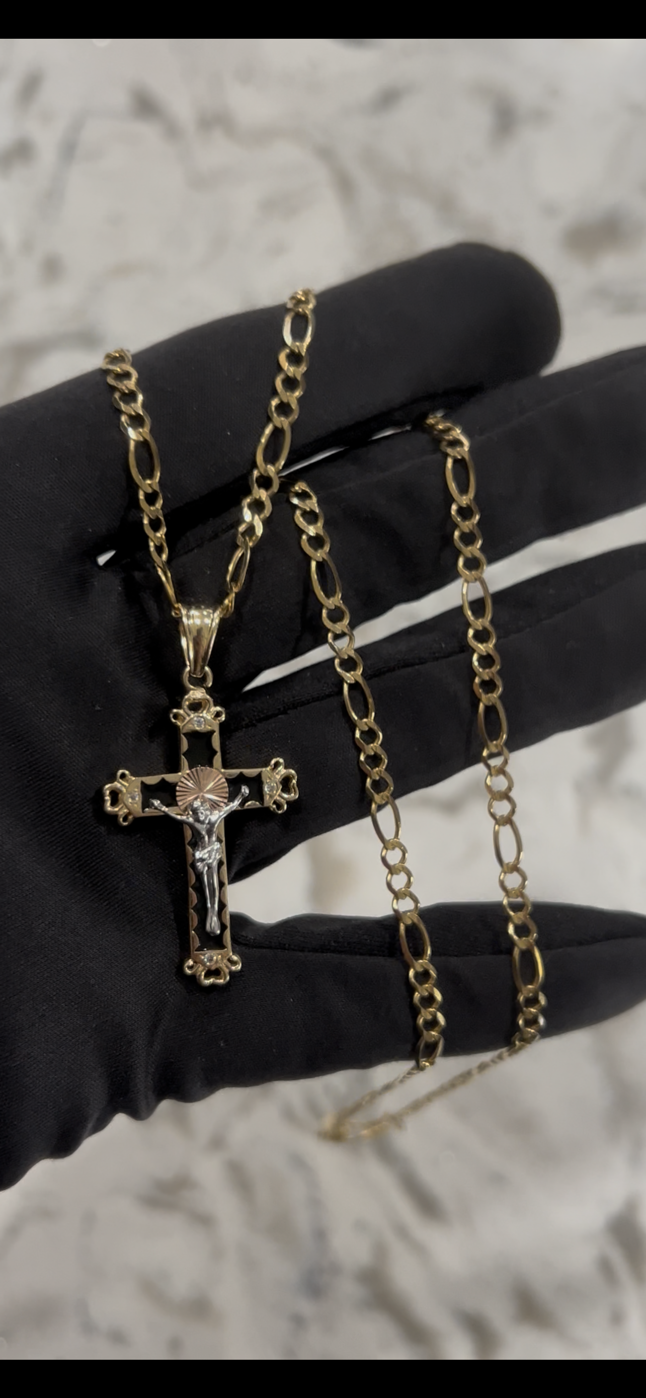 14k solid gold set