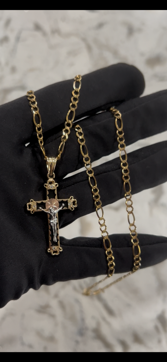 14k solid gold set