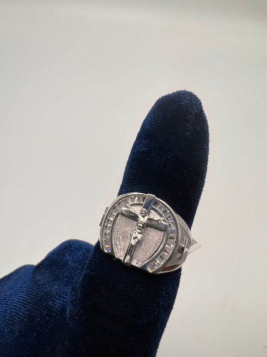 Jesus Ring real .925 silver