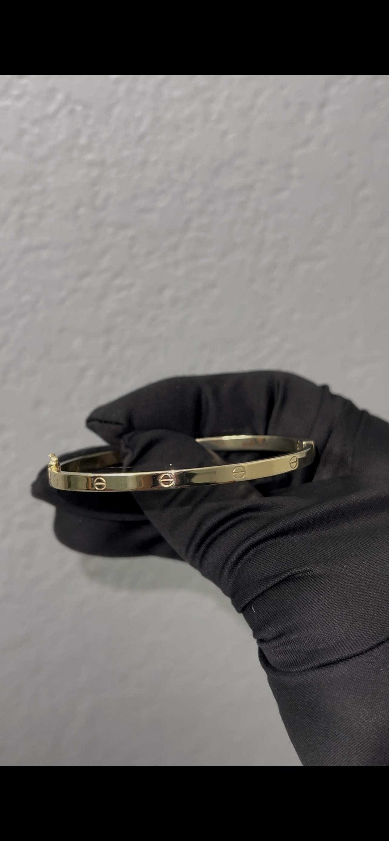Love bangle 14k real gold
