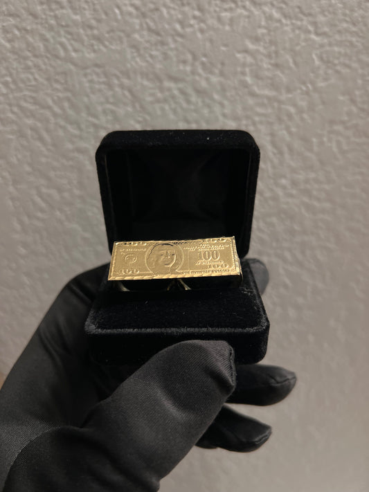 2 finger ring 10k real gold Benjamin