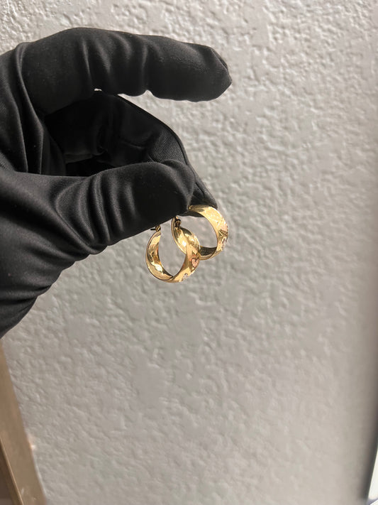14k real gold earrings