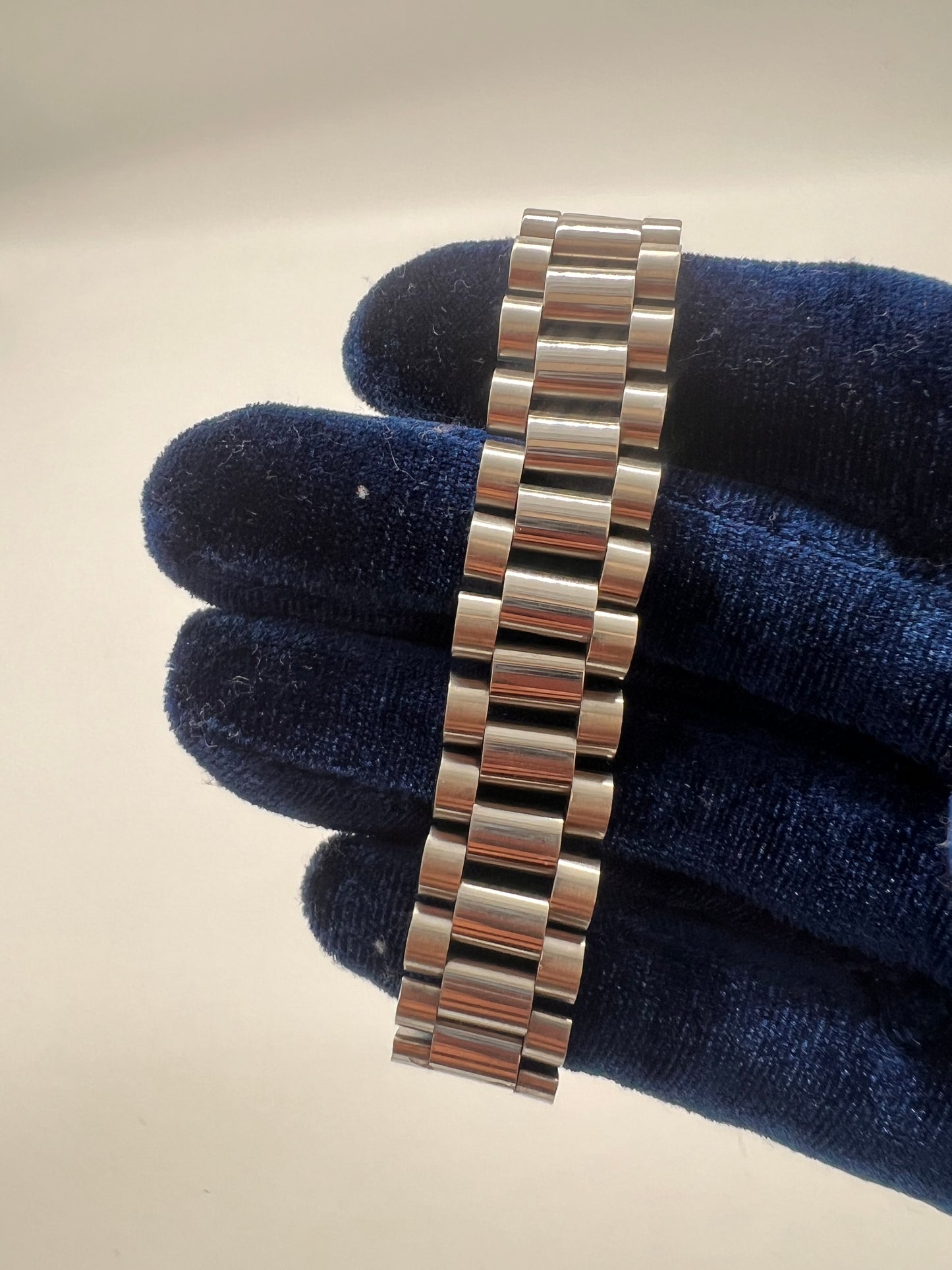 ROLEX bracelet 18k white gold plated