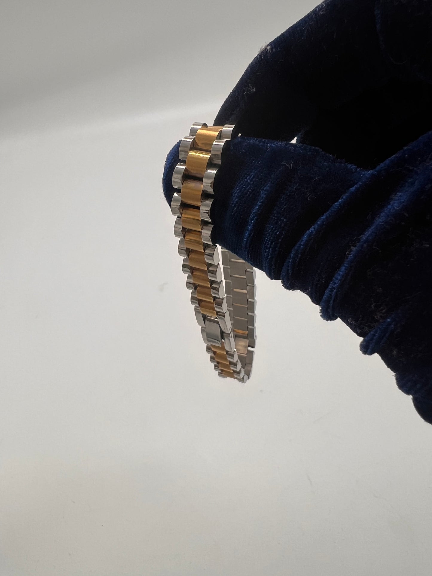 Two tone rolex Bracelet 18k gold plated