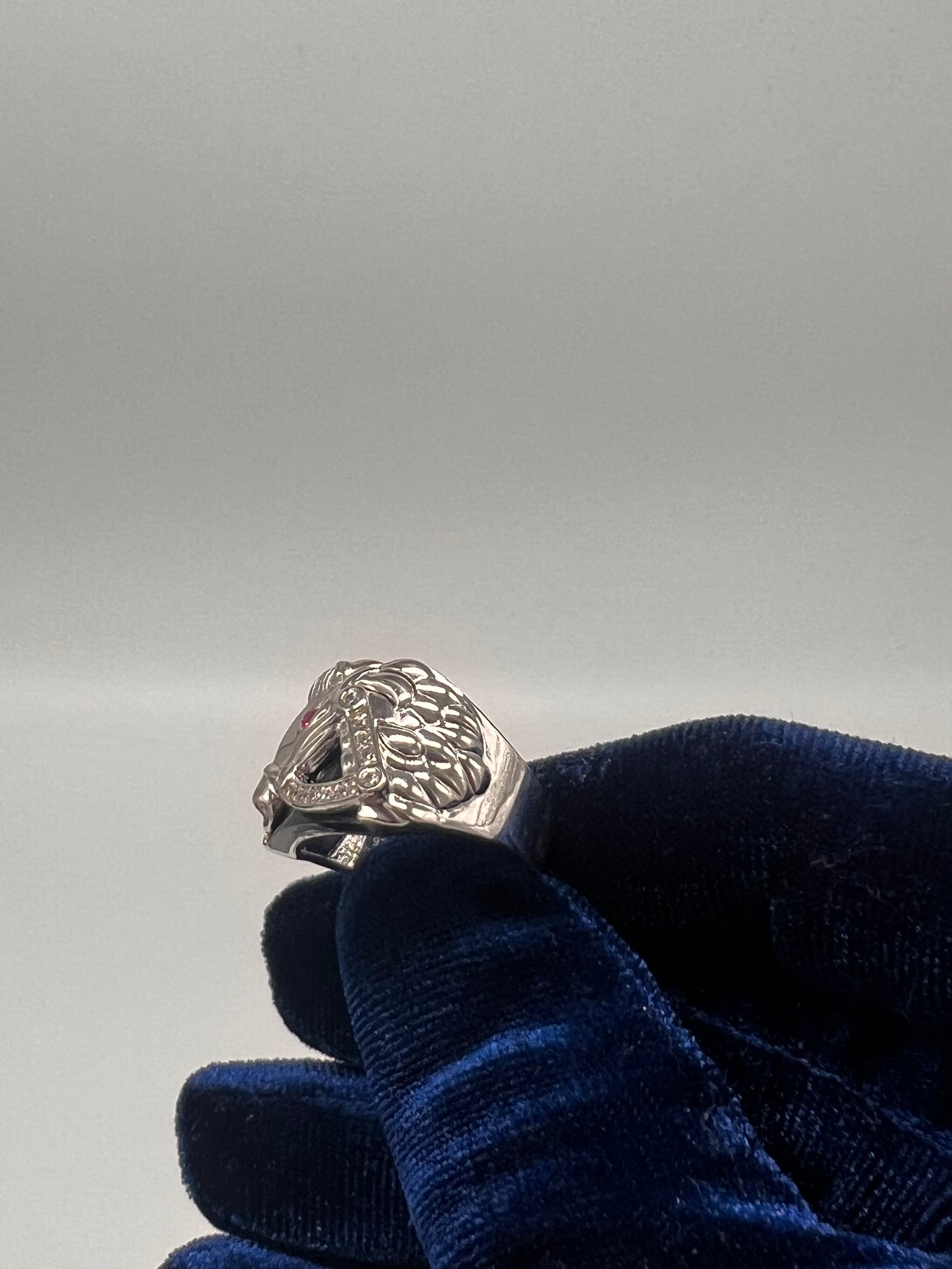 Horse head ring Real silver