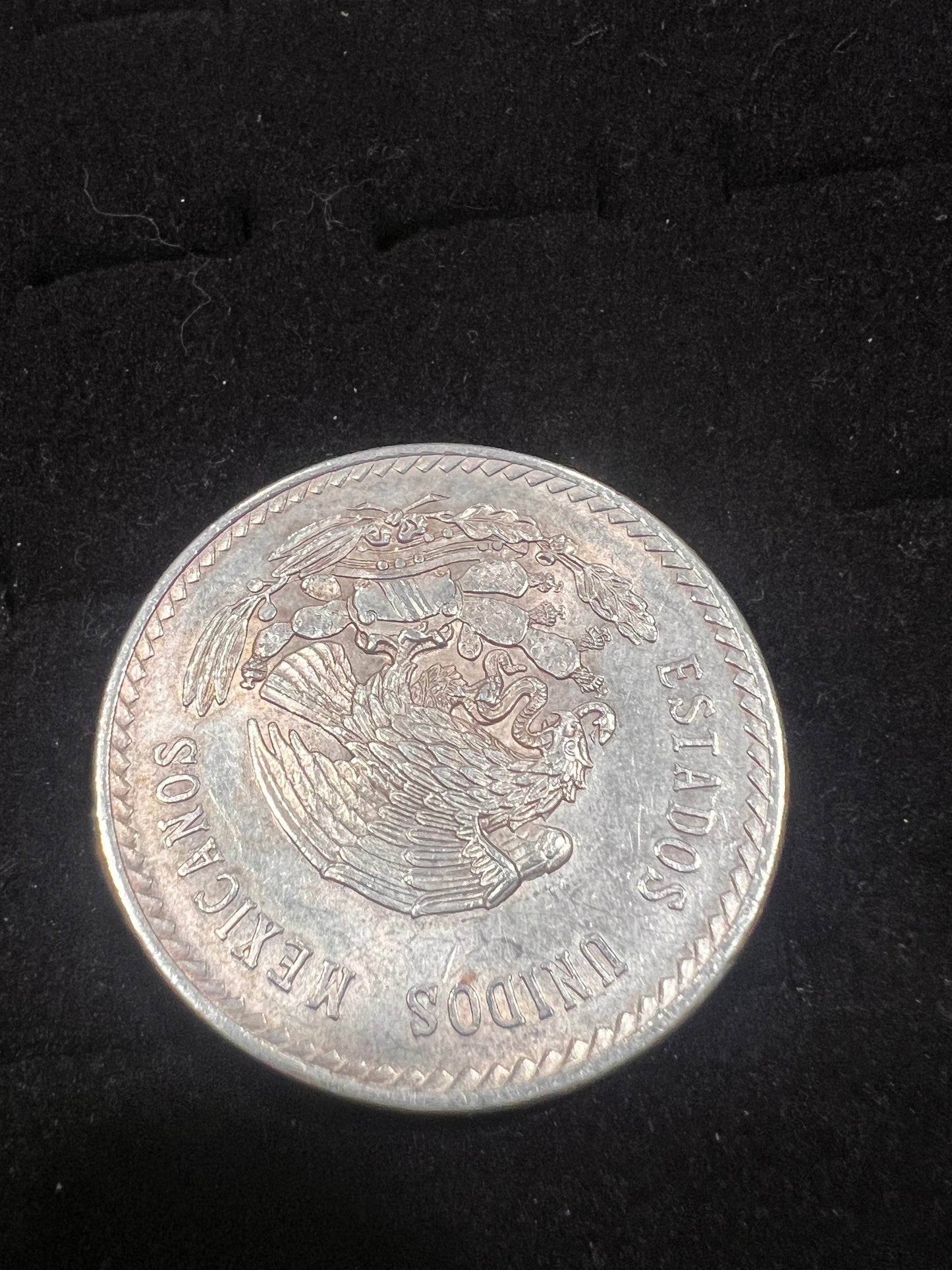 5 pesos 1948 original silver coin