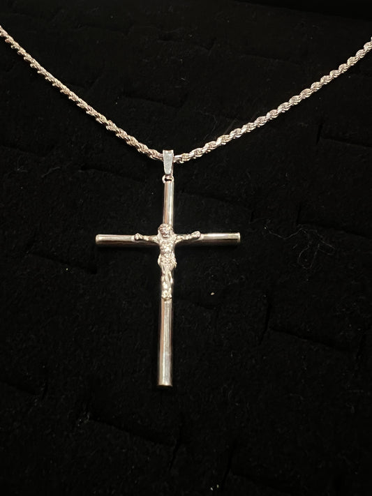 Tube classic cross chainset real silver