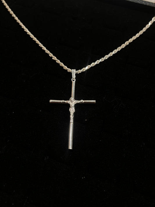 Tube classic cross chainset real silver