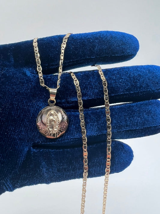 Virgen Mary Tri Color