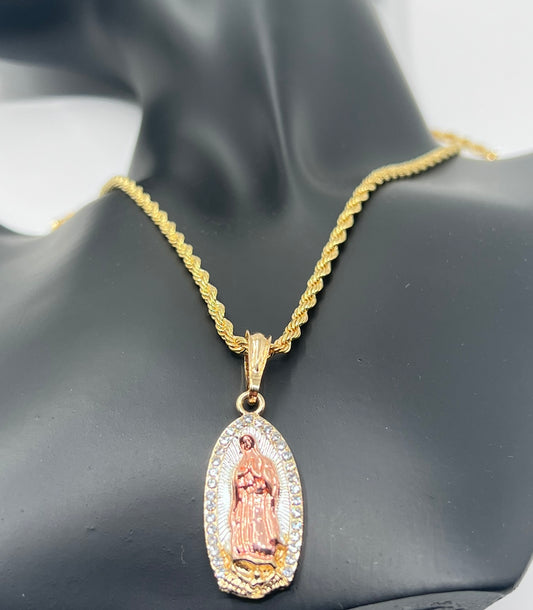 Virgen Mary Two Tone