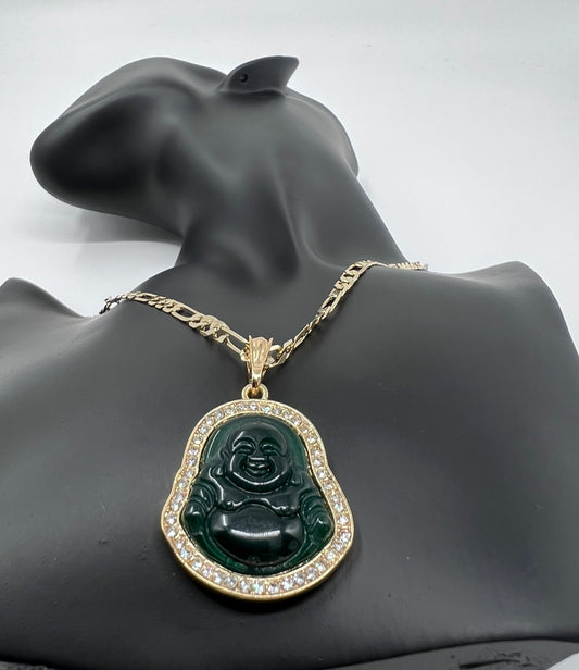 Dark Green Jade Buddha