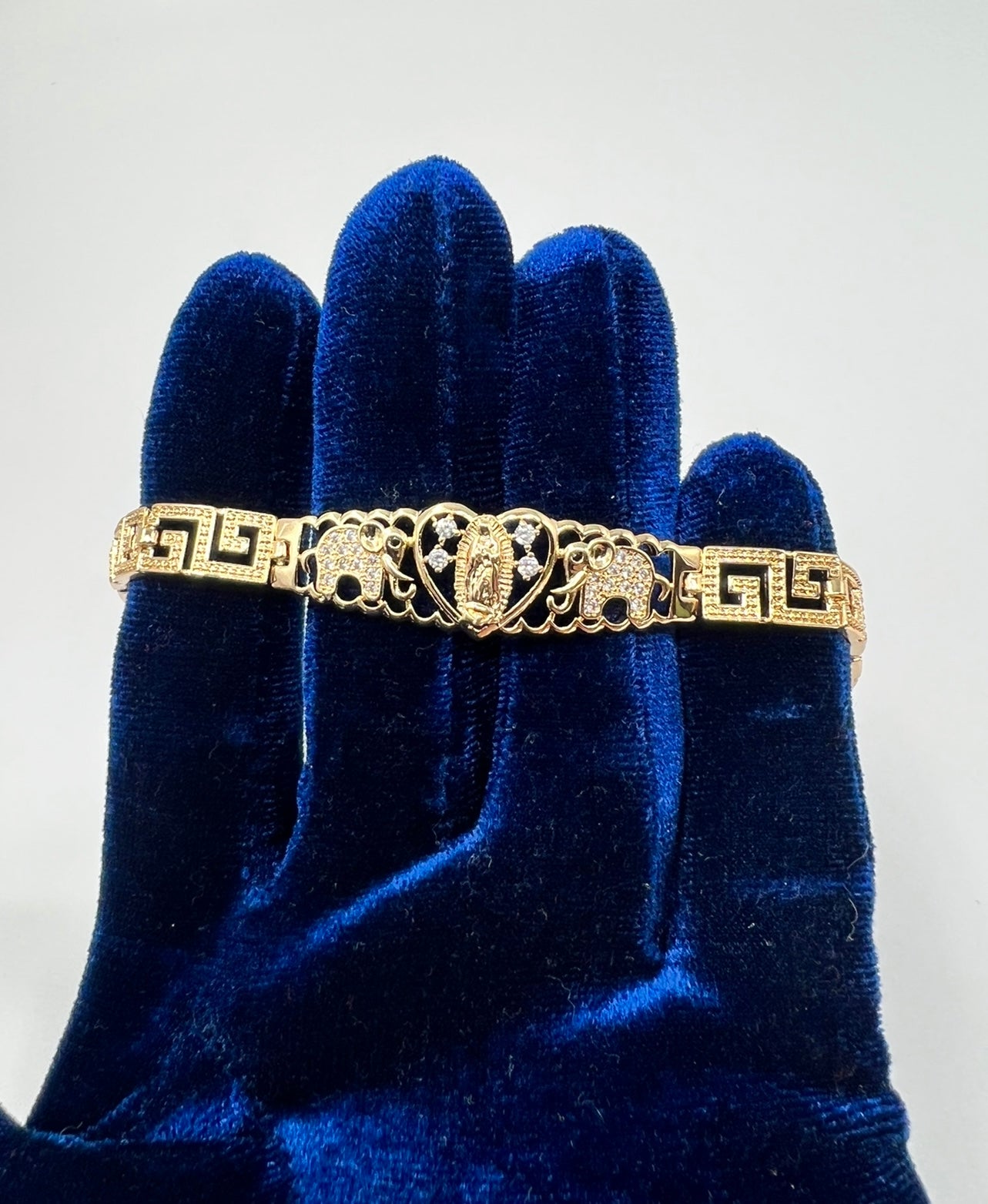 Virgen Mary Heart Bracelet