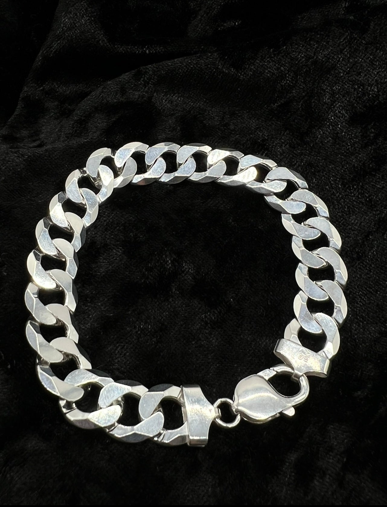 Cuban Bracelet Real .925 Silver 11.5mm