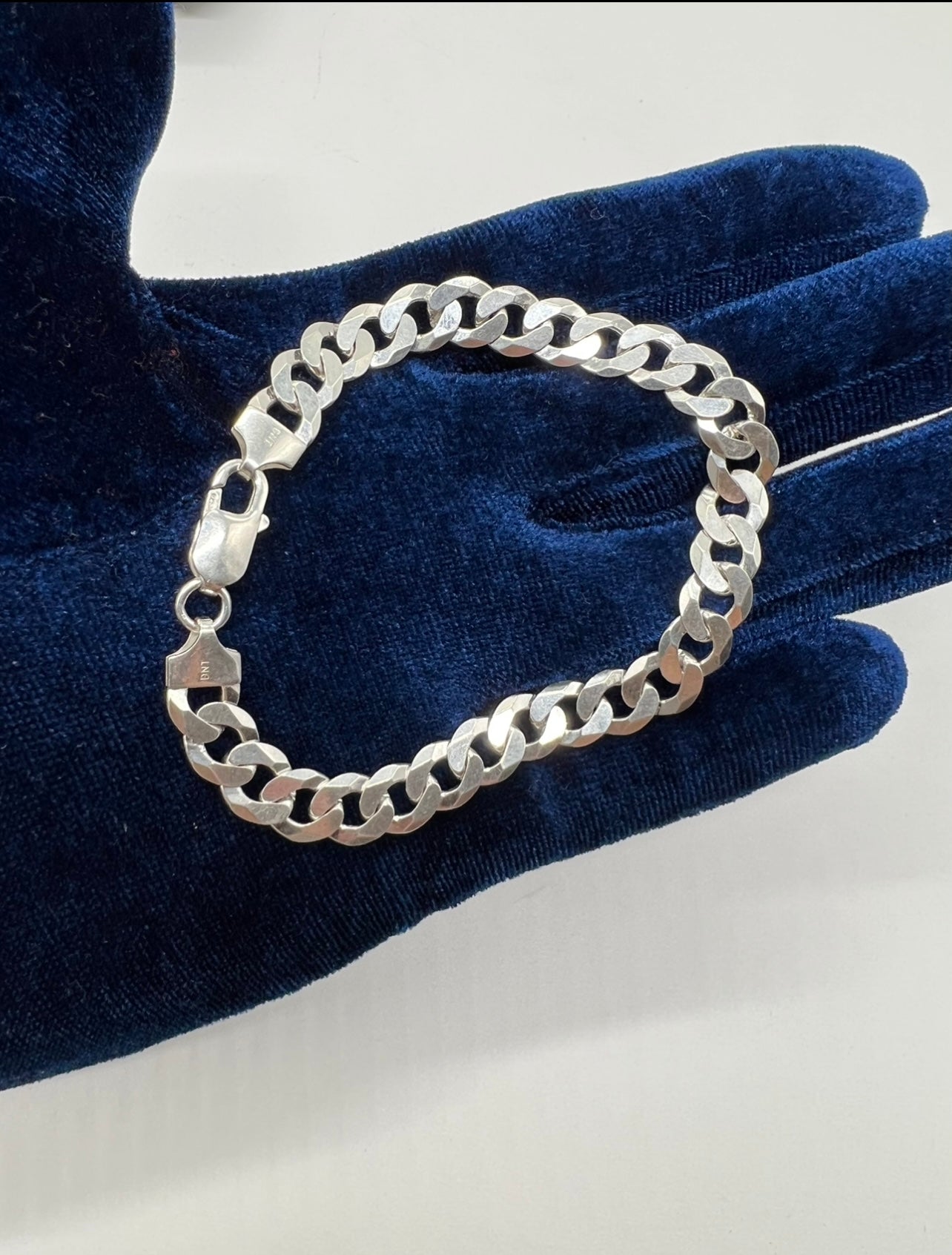 Cuban Bracelet Real .925 Silver 8mm