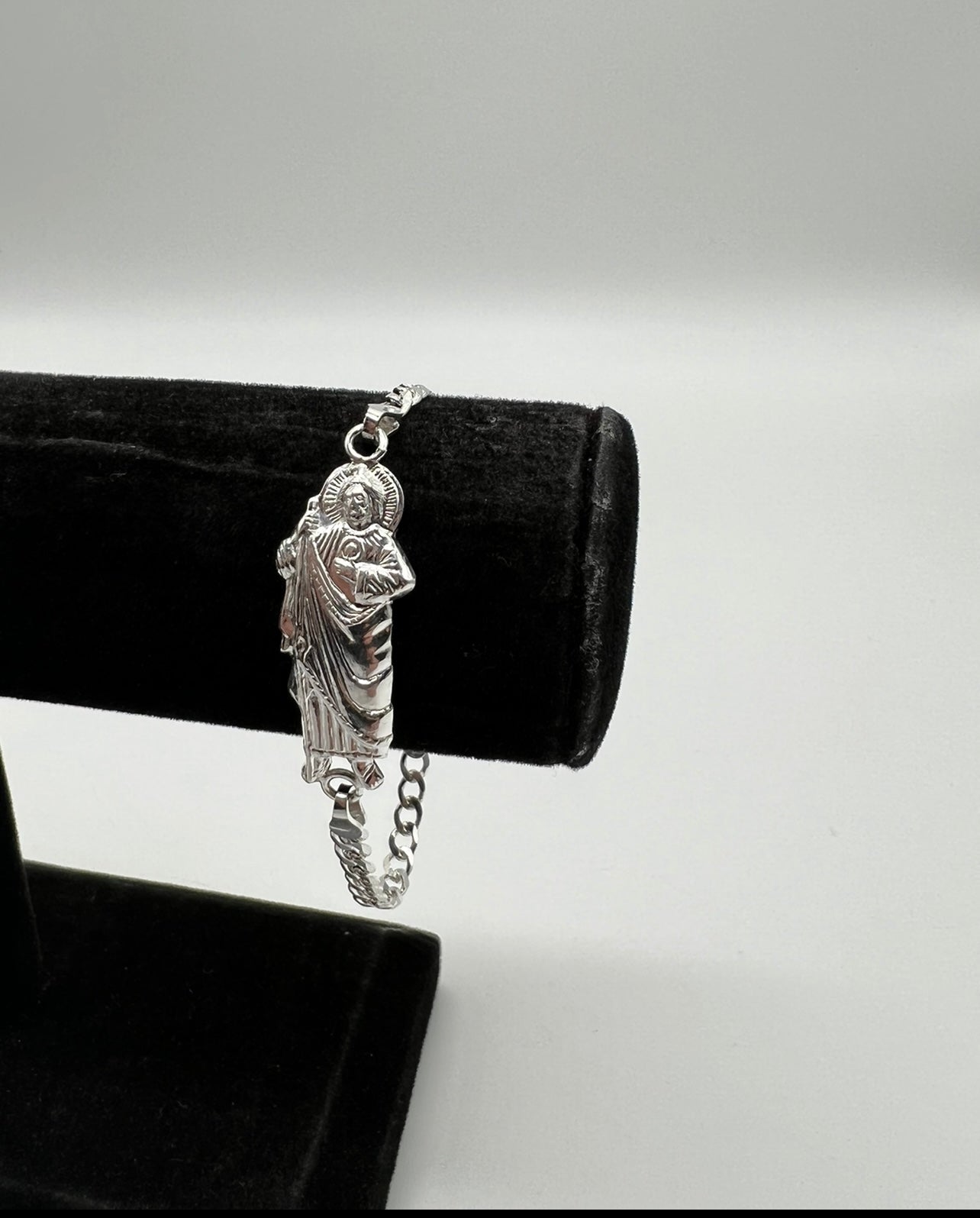 San Judas Real .925 Silver Bracelet