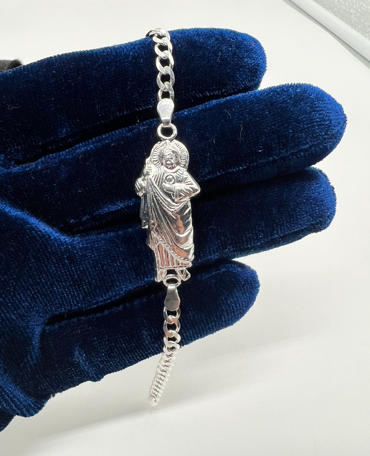 San Judas Real .925 Silver Bracelet