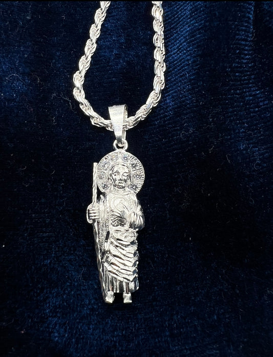 Micro San Judas .925 Real Silver