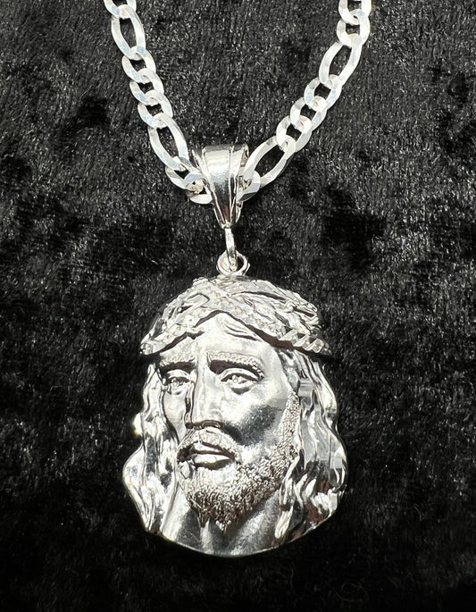 Jesus Piece .925 Real Silver