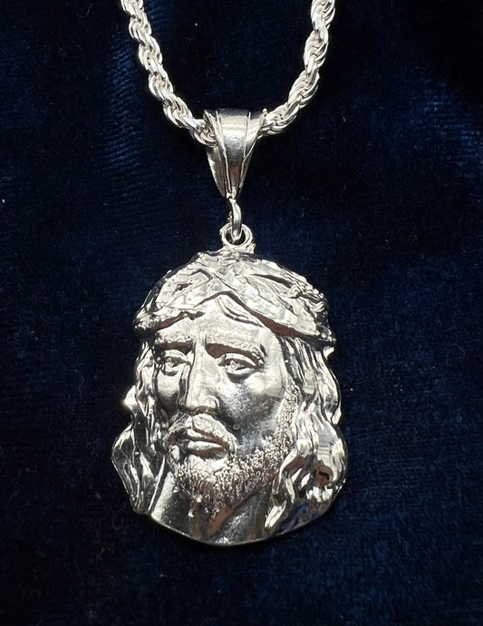 Jesus Piece .925 Real Silver