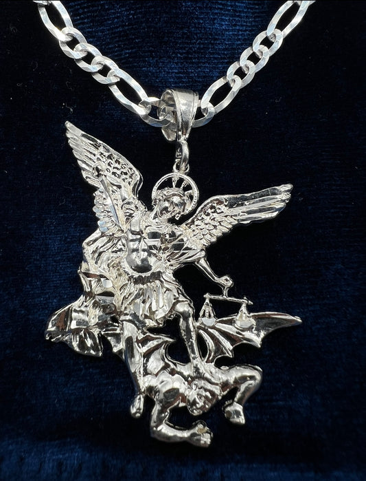 San Miguel Arch Angel , .925 Real Silver