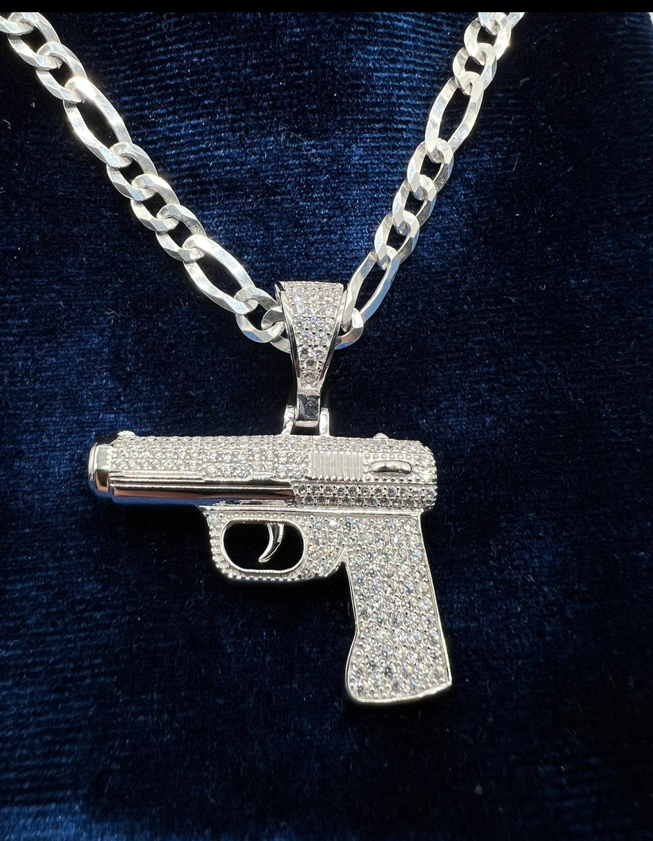 Flooded Glock Piece, .925 Real Silver