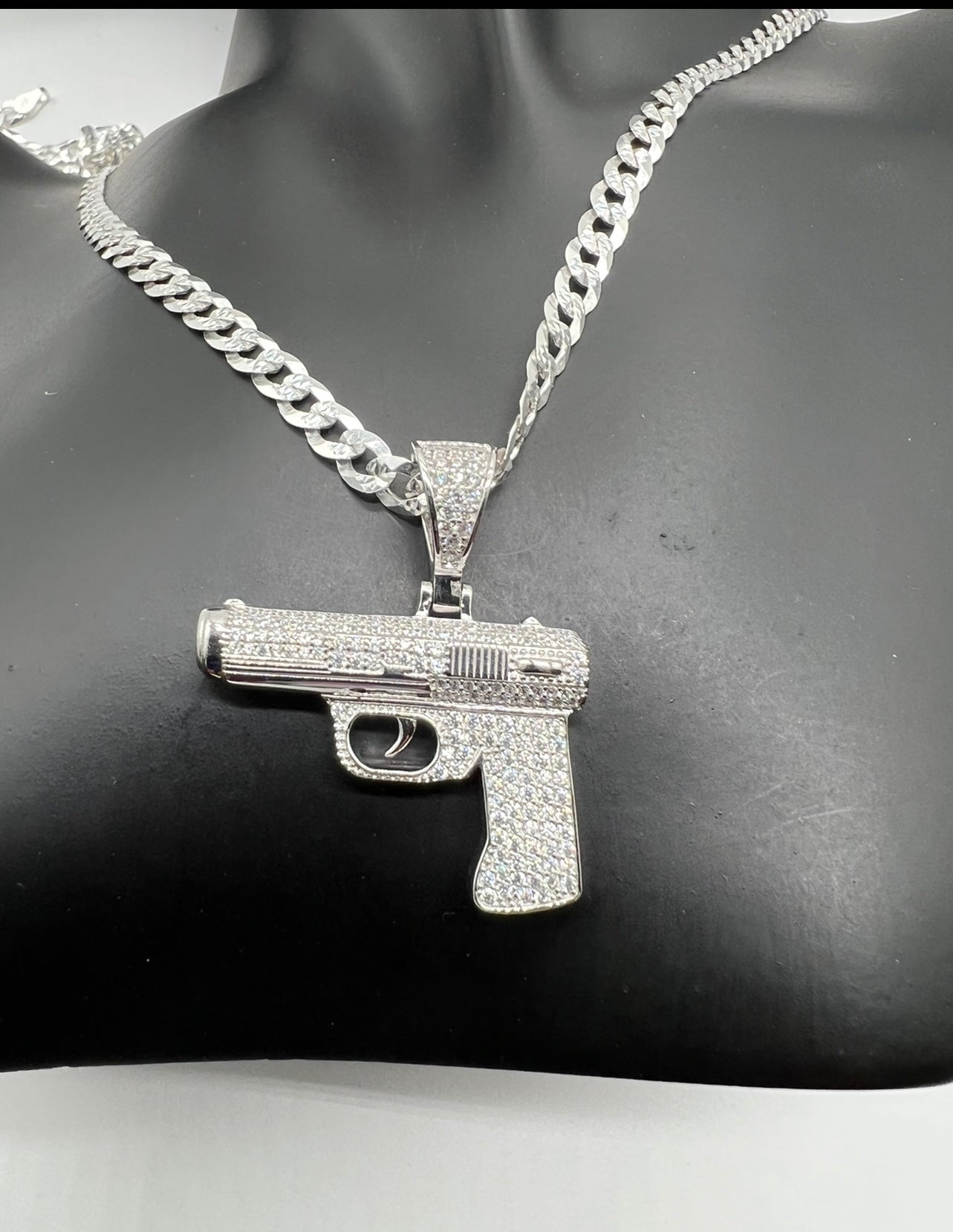 Flooded Glock Piece, .925 Real Silver