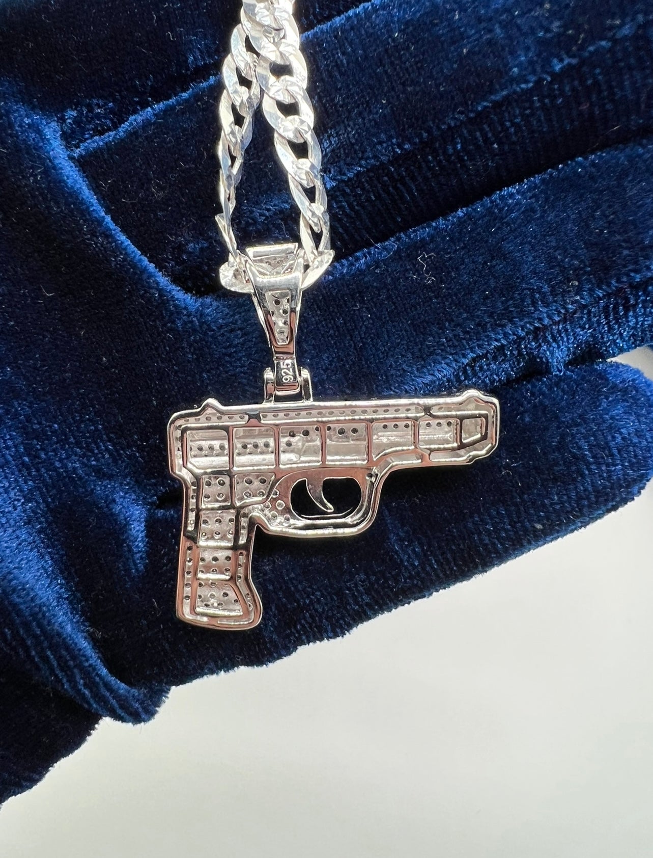 Flooded Glock Piece, .925 Real Silver