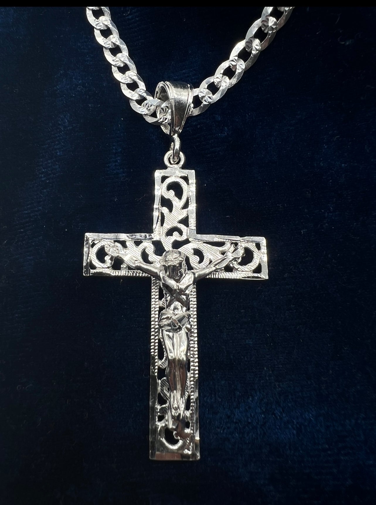 Majesty Cross, .925 Real Italy Silver