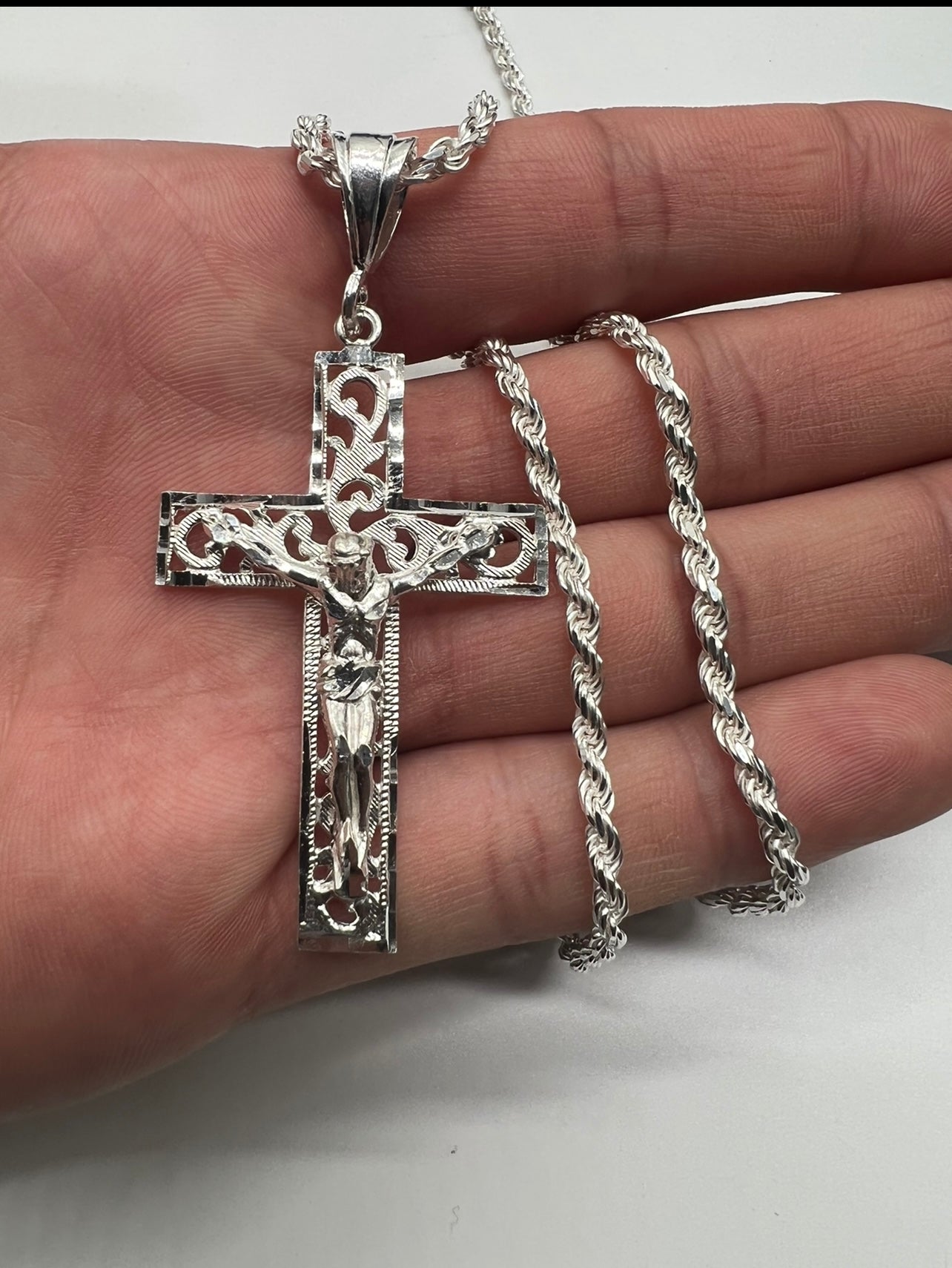 Majesty Cross, .925 Real Italy Silver