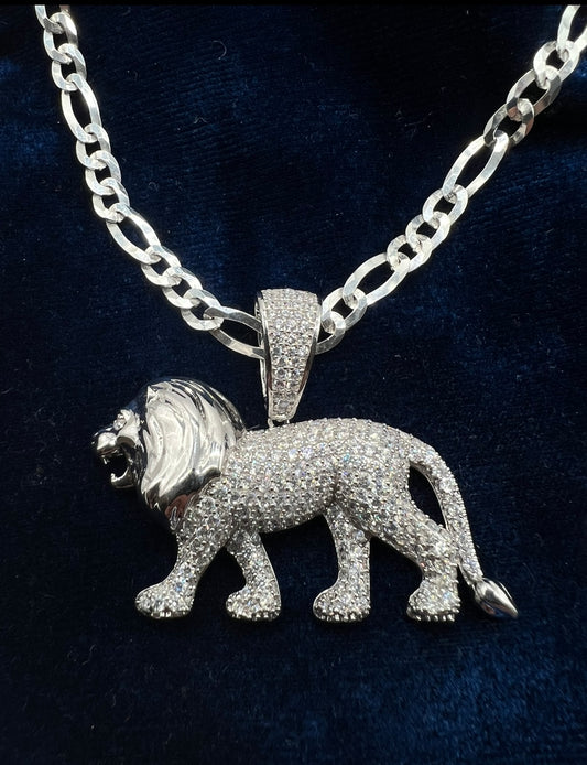 Lion 3D, .925 Real SIlver